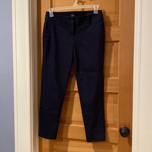 Loft Julie skinny navy dress pant